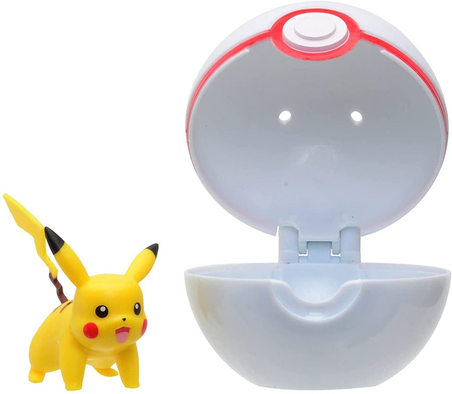 Pokemon Clip 'n Go Pikachu & Premier Ball Figure Set PKW0151