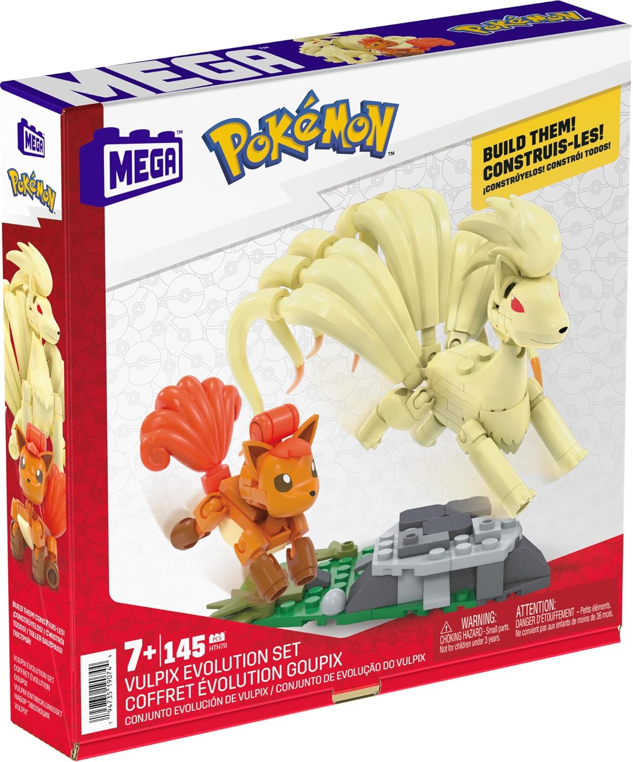Pokémon Core Vulpix Evolution Set - Colorland Toys