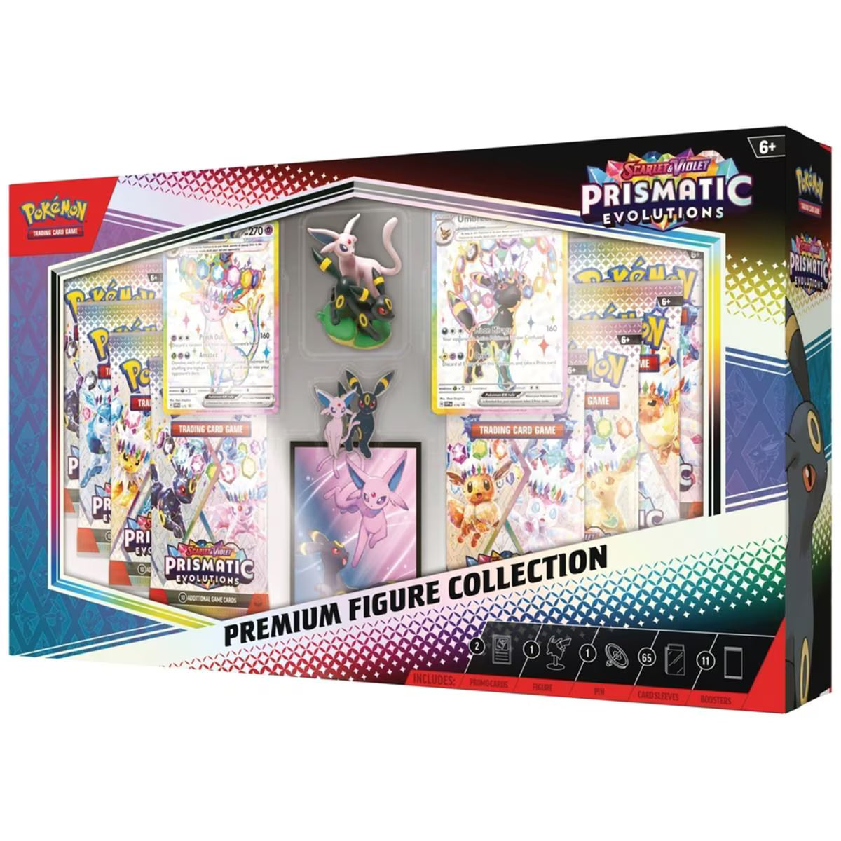 Pokémon TCG: Scarlet & Violet — Prismatic Evolutions Premium Figure Collection (Espeon & Umbreon) - Colorland Toys