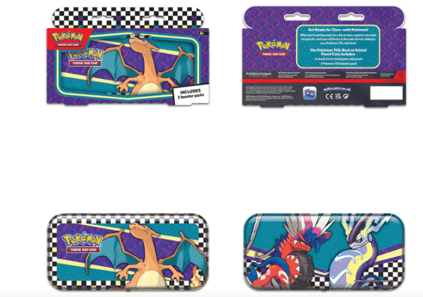 Pokemon TCG Back To School Pencil Case - 2024 210 - 85839 - Colorland Toys