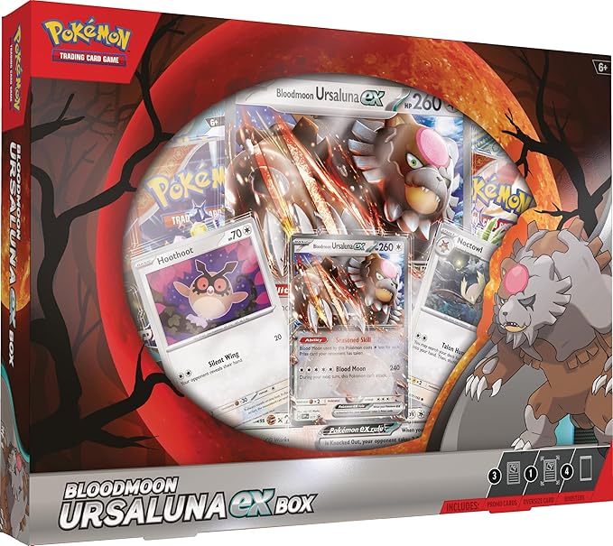 Pokemon TCG Bloodmoon Ursaluna EX Box 290 - 85881 - Colorland Toys