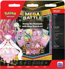 Pokemon TCG Mega Battle Decks Gengar EX or Diancie EX 10 - 10131 - 101 Assorted - Colorland Toys