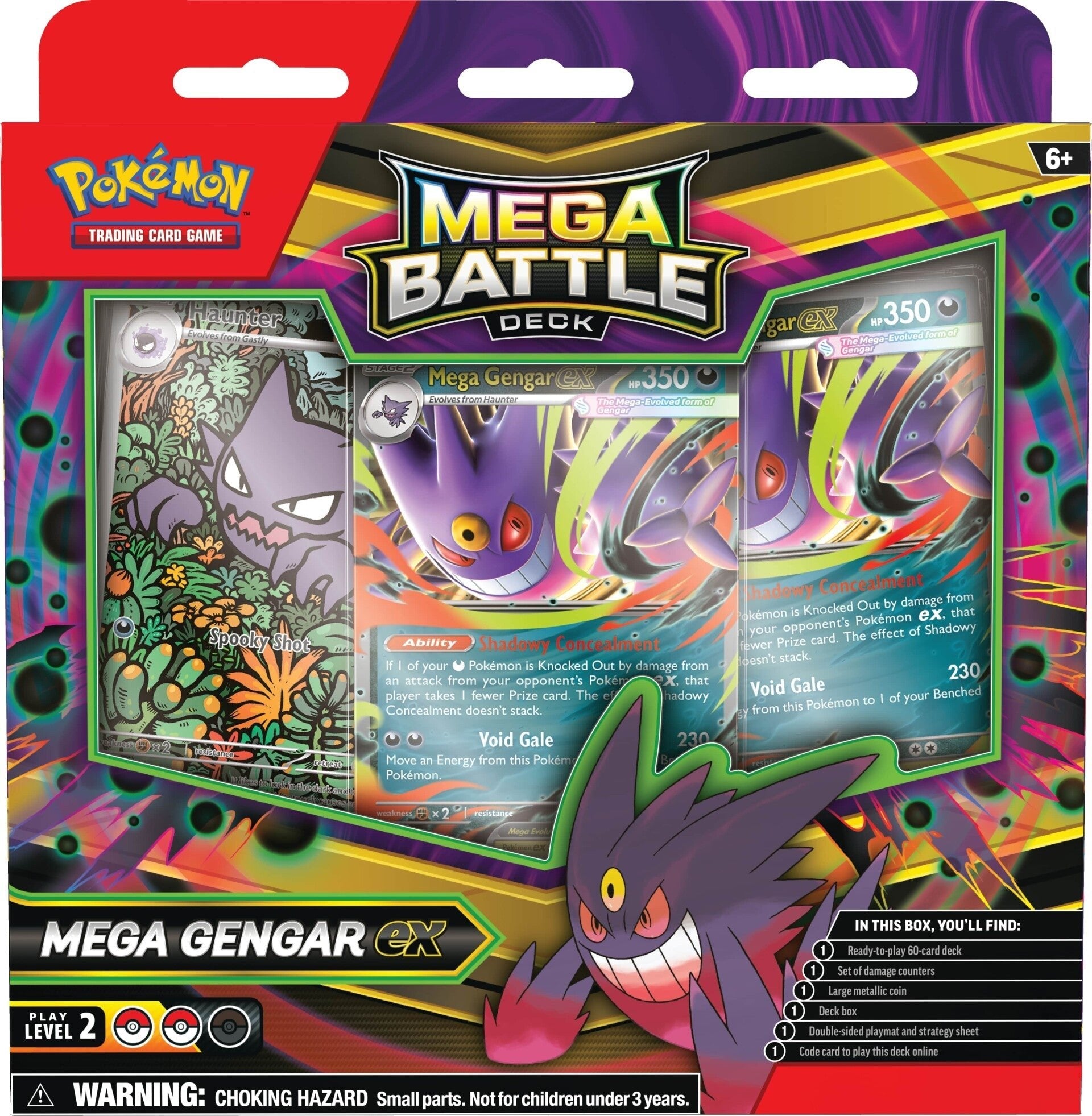 Pokemon TCG Mega Battle Decks Gengar EX or Diancie EX 10 - 10131 - 101 Assorted - Colorland Toys