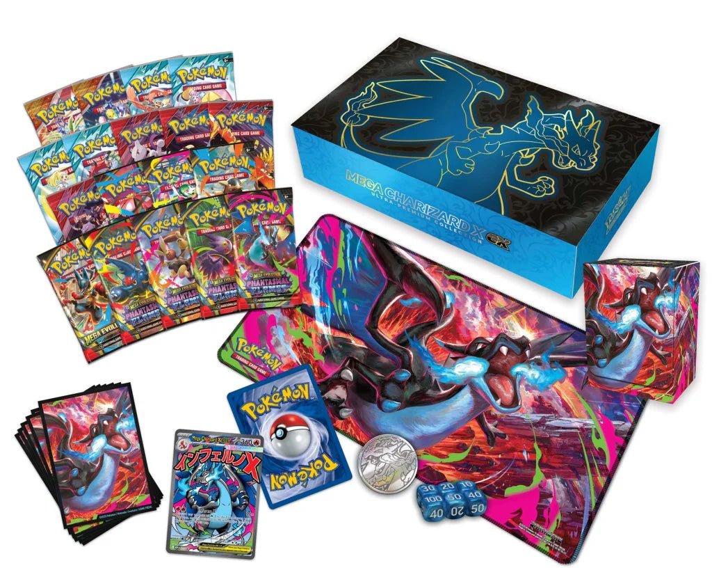 Pokemon TCG: Mega Charizard X ex Ultra - Premium Collection - Colorland Toys