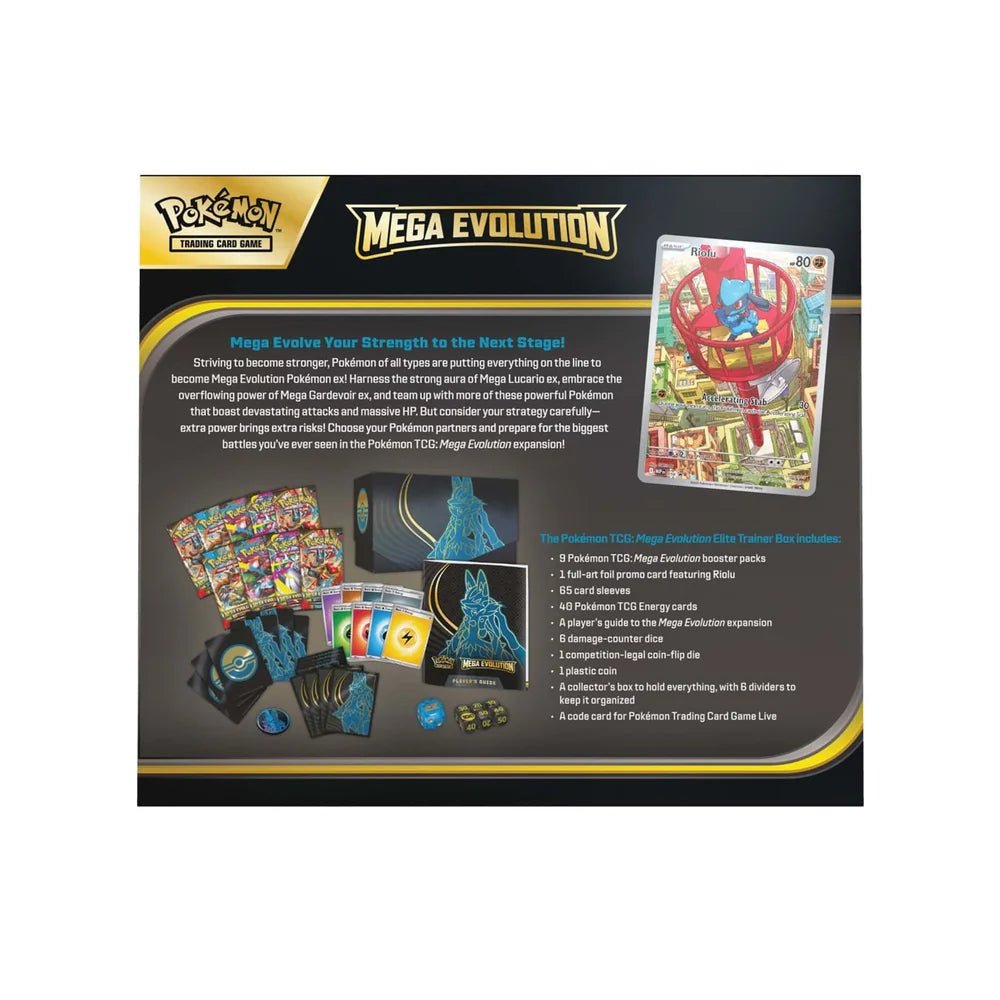 Pokemon TCG Mega Evolution Elite Trainer Box - Asstd. 10 - 10047 - 101 - Colorland Toys
