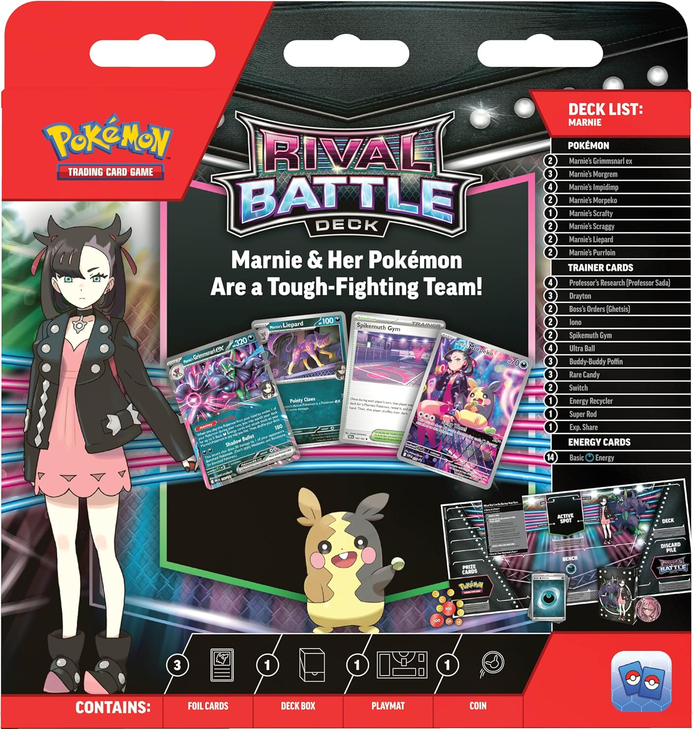 Pokemon TCG Rival Battle Deck—Marnie/Steven Asstd. 100 - 10684 - Colorland Toys