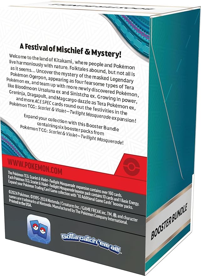 Pokemon TCG: Scarlet And Violet Twilight Masquerade Booster Pack - Colorland Toys