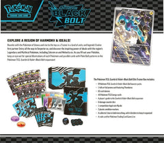 Pokemon TCG Scarlet & Violet 10.5 Black Bolt Elite Trainer Box Zekrom 10 - 10037 - 112 - Colorland Toys