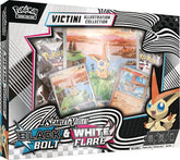 Pokémon TCG: Scarlet & Violet Black Bolt & White Flare – Victini Illustration Collection Box with 4 Booster Packs & Promo Cards - Colorland Toys