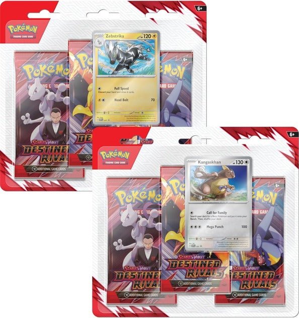 Pokemon TCG Scarlet & Violet Destined Rivals 3 - Pack Blister 100 - 10633 - Colorland Toys