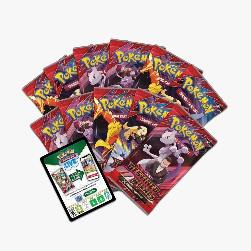 Pokemon TCG Scarlet & Violet Destined Rivals Booster Pack 10 - 10157 - 101 Assorted - Colorland Toys