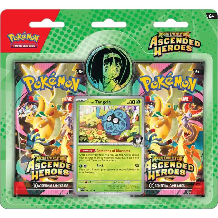 Pokémon - Trading Card Game: Mega Evolution - Ascended Heroes 2 - Pack Blister - Styles May Vary - Colorland Toys