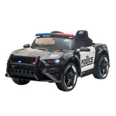 Police Car Black 0007Q - Colorland Toys