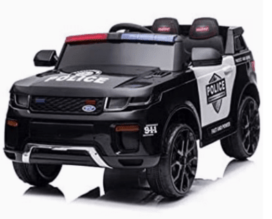 Police Car Electric Ride On Black BBH021Q - Colorland Toys