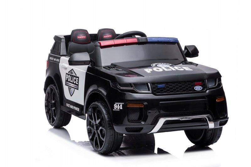 Police Car Electric Ride On Black BBH021Q - Colorland Toys