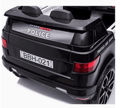 Police Car Electric Ride On Black BBH021Q - Colorland Toys