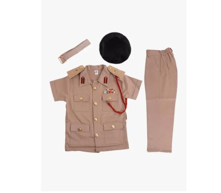 Police Officer Brown Costume 491 10 - 11Y/O - Colorland Toys