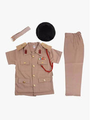 Police Officer Brown Costume 491 4 - 5Y/O - Colorland Toys