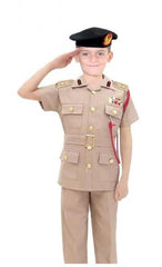 Police Officer Brown Costume 491 6 - 7Y/O - Colorland Toys