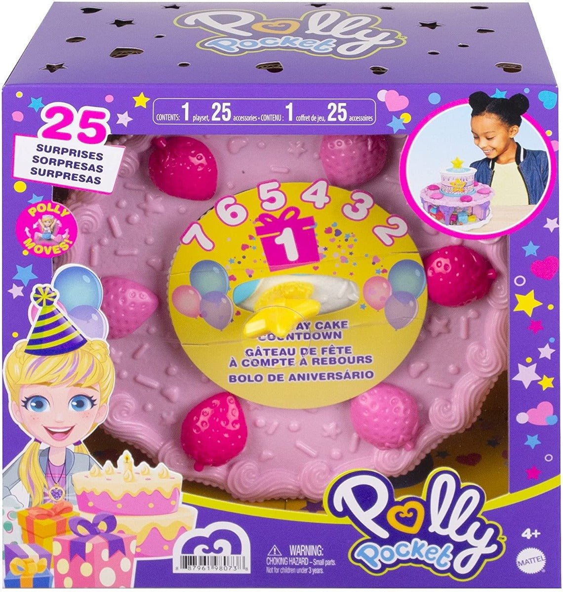 Polly Pocket Cake Of Birthday GYW06 - Colorland Toys