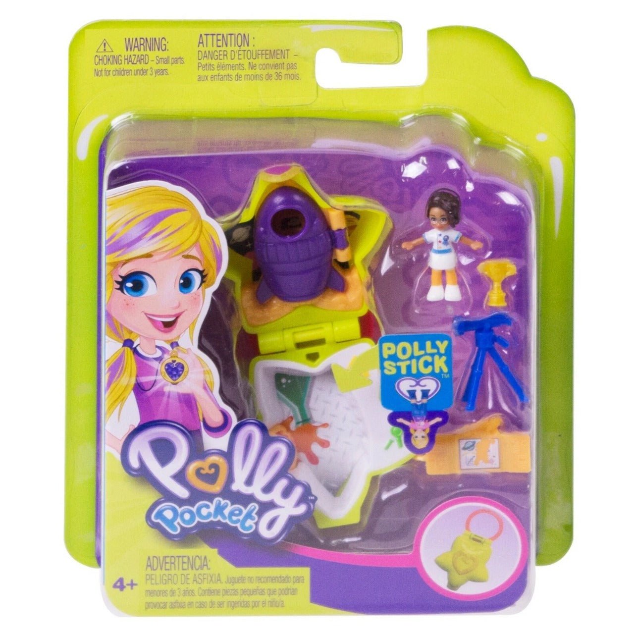 Polly Pocket Tiny Pocket Places Rockin' Science Compact FRY29/GCD62 - Colorland Toys