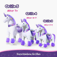 PonyCycle Ride On Horse Age 3 - 5 Purple U - 368 - Colorland Toys