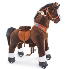 PonyCycle Ride On Horse Age 4 - 9 Chocolate Brown U - 421 - Colorland Toys