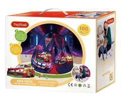 PopTent Speed Car Kids Tent 100 Balls B10132/SG7003QC - 2 - Colorland Toys