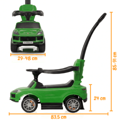 Porsche Cayenne Pushing Car With Shade Green 3228C - Colorland Toys