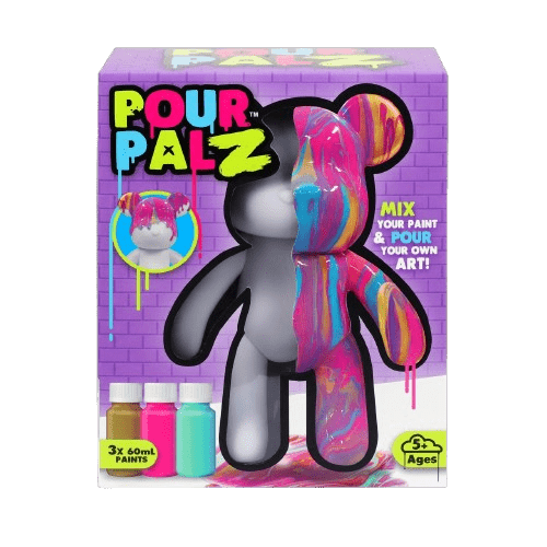 Pour Palz DIY Paint Bear With - 1 Golden Dream - 40ml GS - G08681 - Colorland Toys