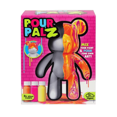 Pour Palz DIY Paint Bear With - 1 Mango Sunset - 40ml GS - G08683 - Colorland Toys