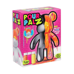 Pour Palz DIY Paint Bear With - 1 Mango Sunset - 40ml GS - G08683 - Colorland Toys