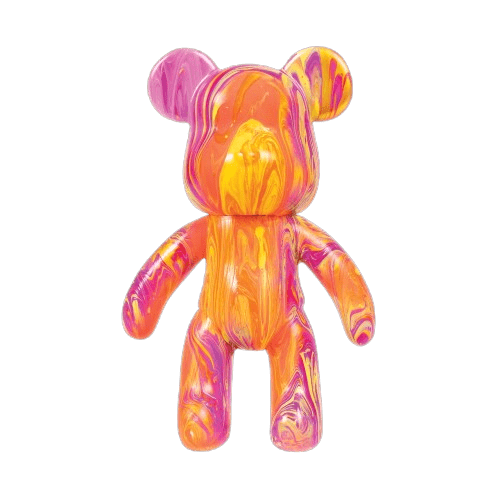 Pour Palz DIY Paint Bear With - 1 Mango Sunset - 40ml GS - G08683 - Colorland Toys