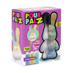 Pour Palz DIY Paint Bunny - Golden Splash - 40ml GS - G33672 - Colorland Toys