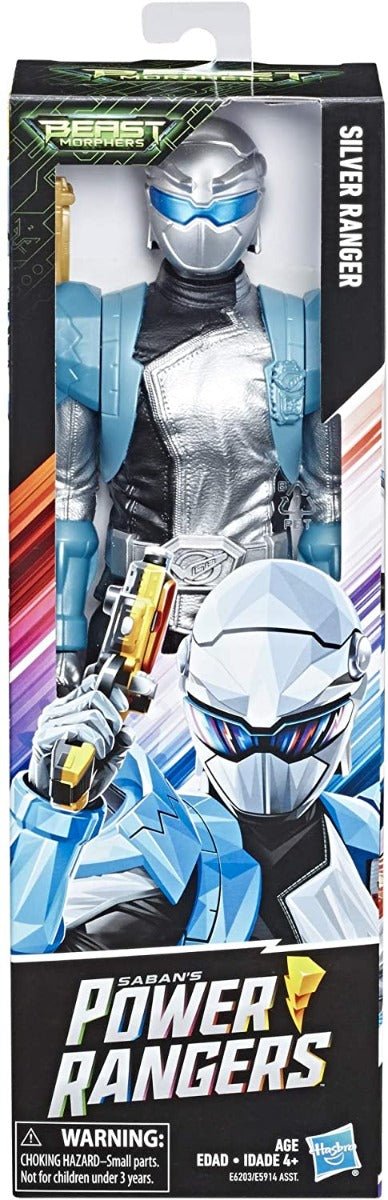 Power Rangers Beast Morphers Silver Ranger 30cm E5914 - Colorland Toys