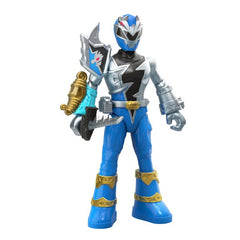 Power Rangers Dino Fury Battle Attackers 2 - Pack Blue Ranger vs. Shockhorn Kicking Action Figure - Colorland Toys