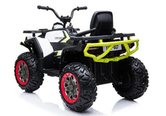 Power Wheelz Ride On Quad Bike 12V White XMX607 - Colorland Toys