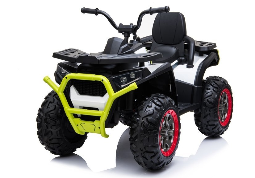 Power Wheelz Ride On Quad Bike 12V White XMX607 - Colorland Toys
