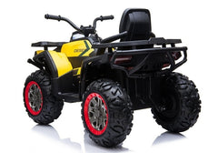 Power Wheelz Ride On Quad Bike 12V Yellow XMX607 - Colorland Toys