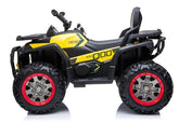Power Wheelz Ride On Quad Bike 12V Yellow XMX607 - Colorland Toys