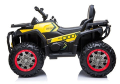 Power Wheelz Ride On Quad Bike 12V Yellow XMX607 - Colorland Toys