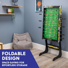 Powerplay 3ft Folding Football Foosball Table Game TY6603 - BK - Colorland Toys