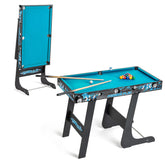 Powerplay 3ft Folding Pool Game Table with Cues & Balls TY6604-BK - Colorland Toys