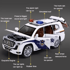 Prado Land Cruiser Police Diecast Car - Colorland Toys