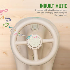 Premium Swing Car With Light & Music Pink MN072 - Colorland Toys