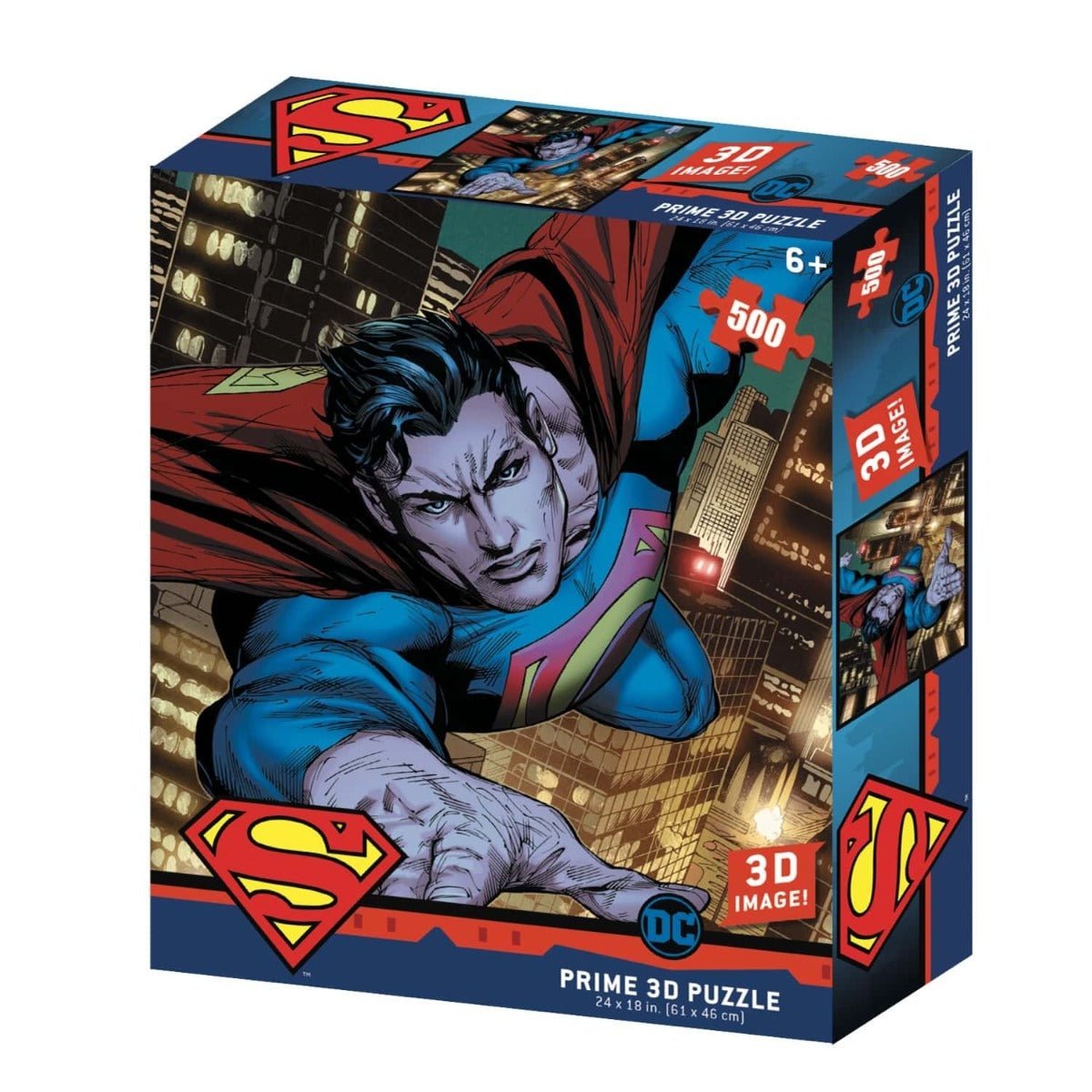 Prime 3D DC Superman Puzzle 500pcs 32575 - Colorland Toys