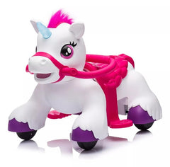 Pro Ride Pony Horse Rideon With Music Pink P18 - Colorland Toys