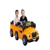 Pro Ride School Bus 2 - Seater 24V7AH Orange - Colorland Toys