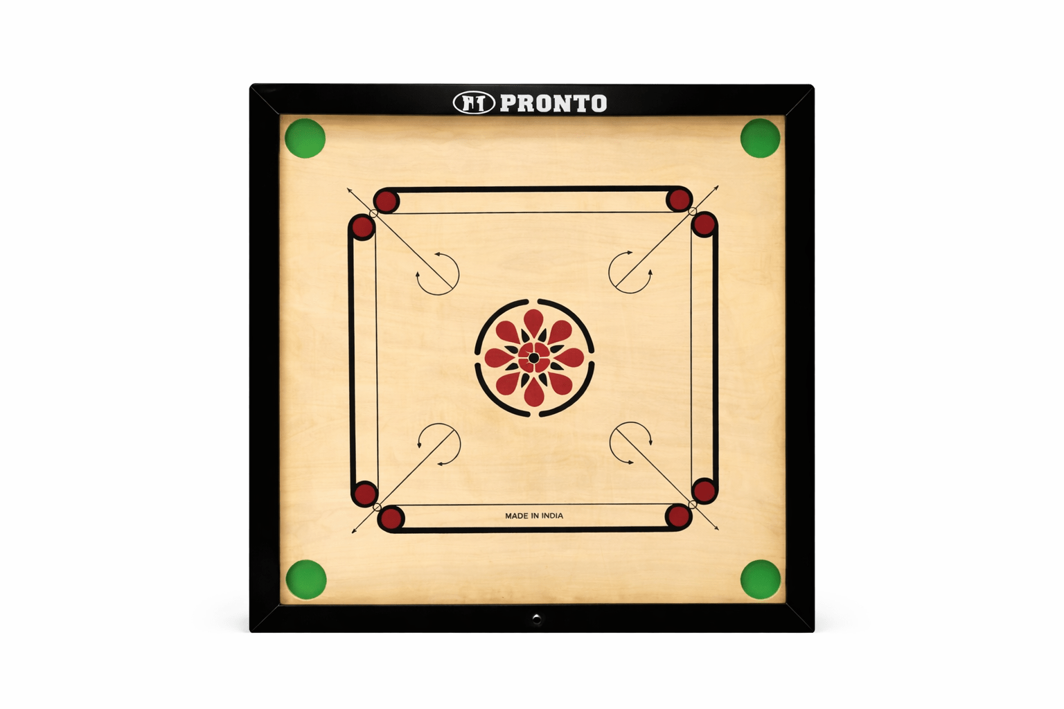 Pronto Carrom Board 24 x 24 Full Set - Colorland Toys