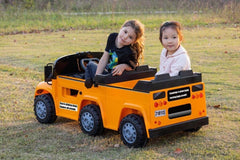 ProRide School Bus 2 - Seater 24V7AH Yellow - Colorland Toys